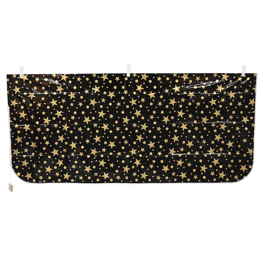 Beistle 36" x 80" Black & Gold Plastic Balloon Bag | Michaelsยฎ